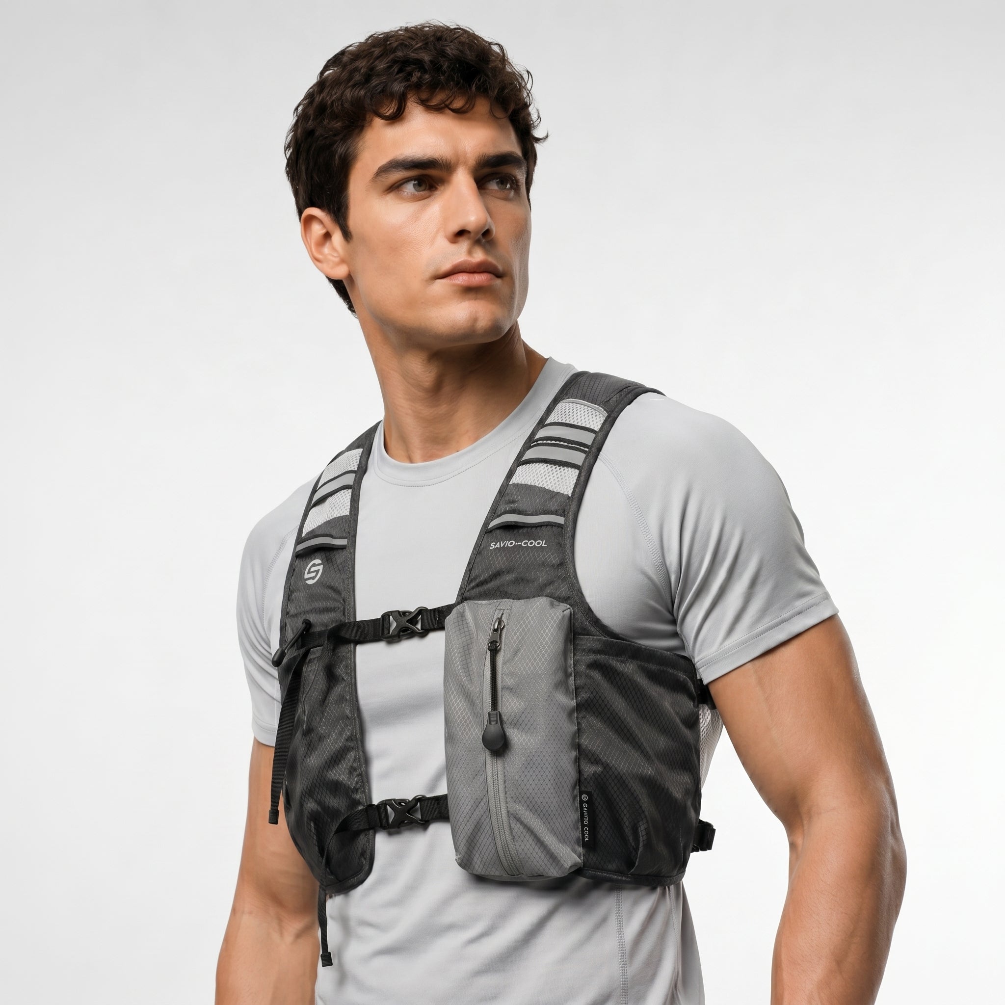 Cooling Hydration Vest with 3 Ice Packs