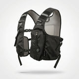 Midnight Black 3-Ice-Pack Cooling Hydration Vest Backpack