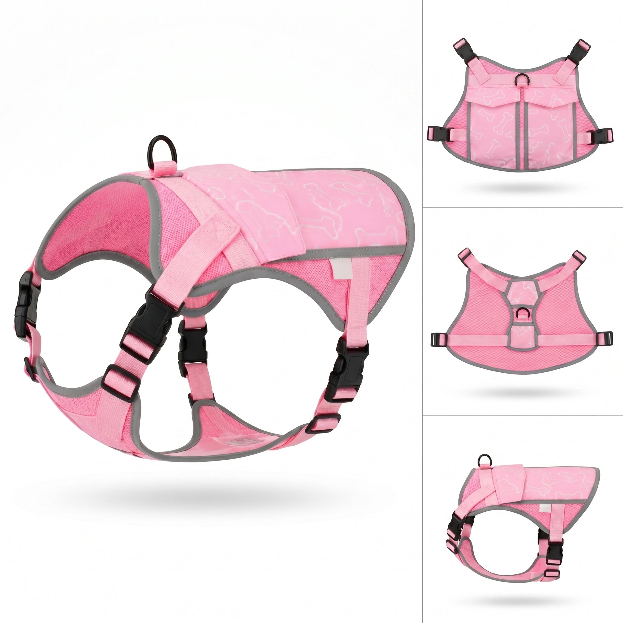 Pink Meadow Cooling Dog Vest