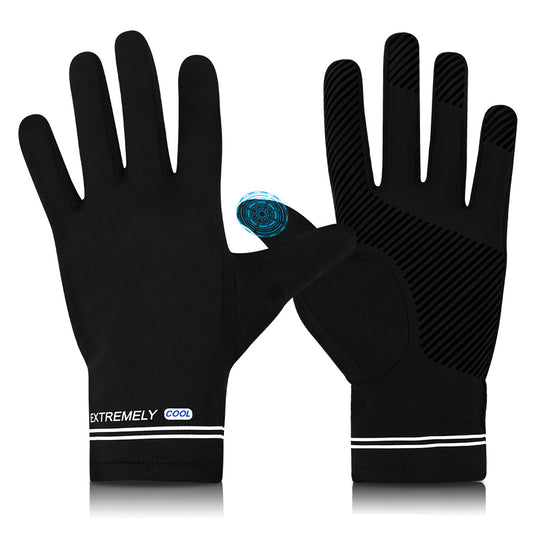 Ice Silk Sun Protection Cycling Gloves