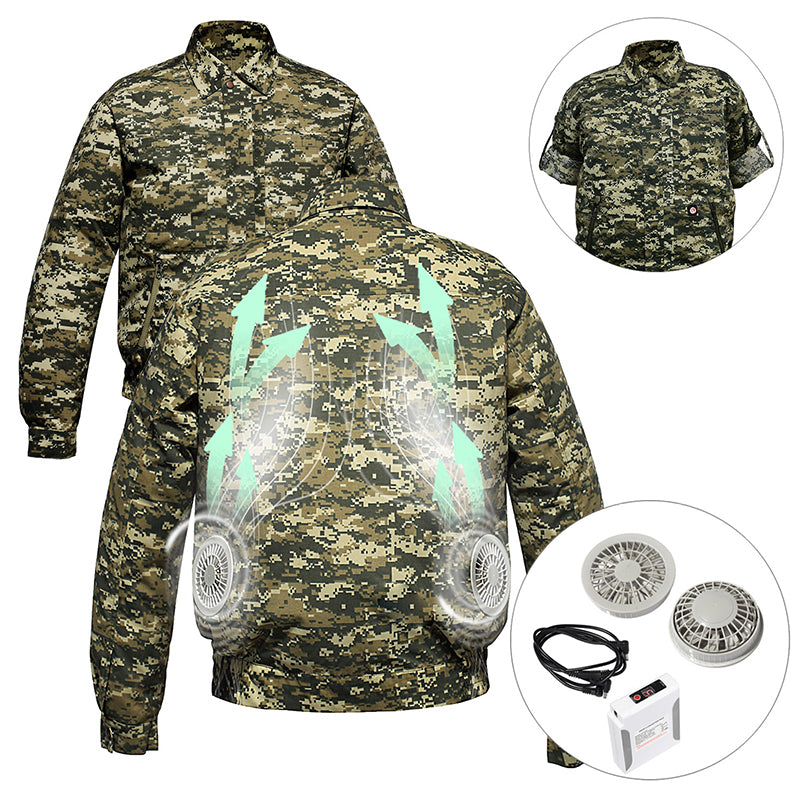 Load image into Gallery viewer, Savior Air-conditioned fishing clothing cover, anti-wrinkle and high temperature resistant overalls
