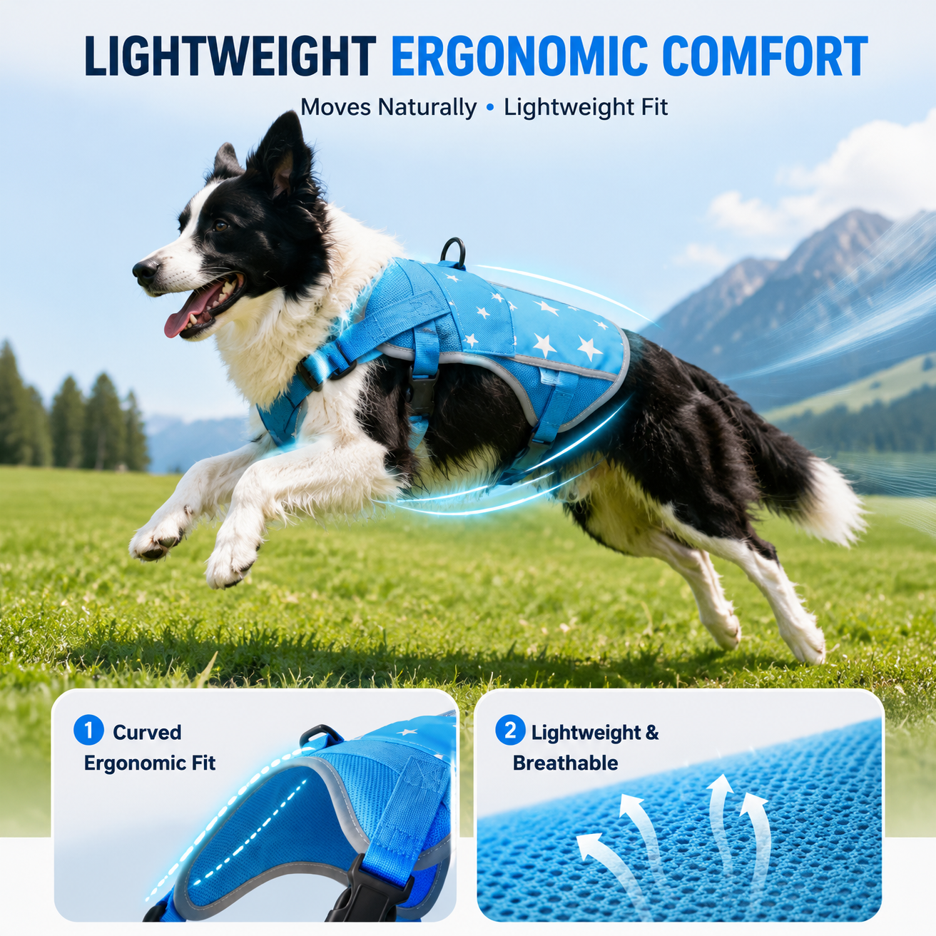 Blue Breeze Cooling Dog Vest