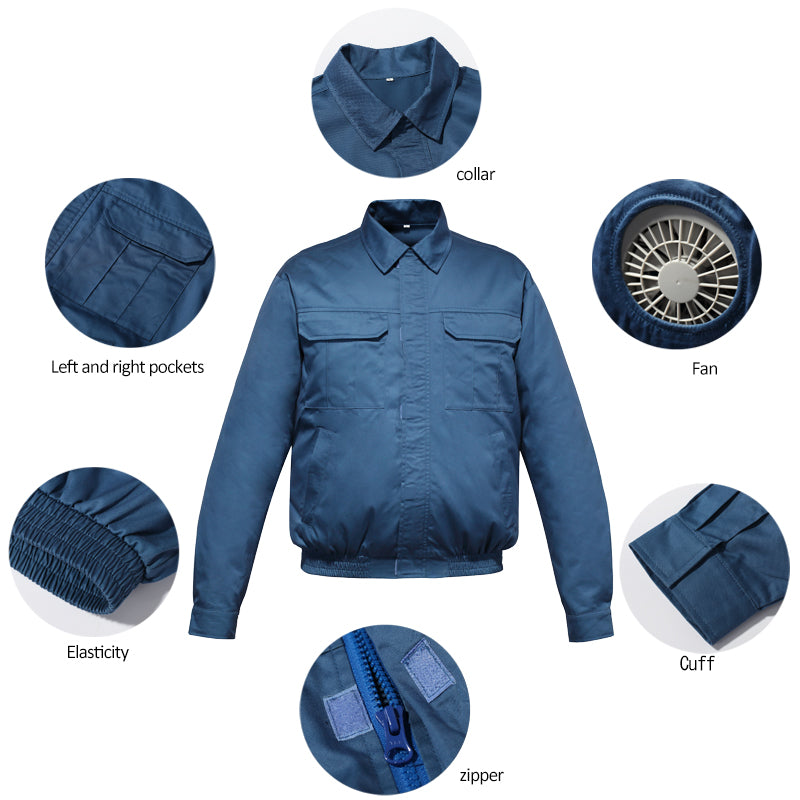 Load image into Gallery viewer, Savior Air Cooling Work Jacket Fashion Workwear with Fan Set for Workers Summer Clothes
