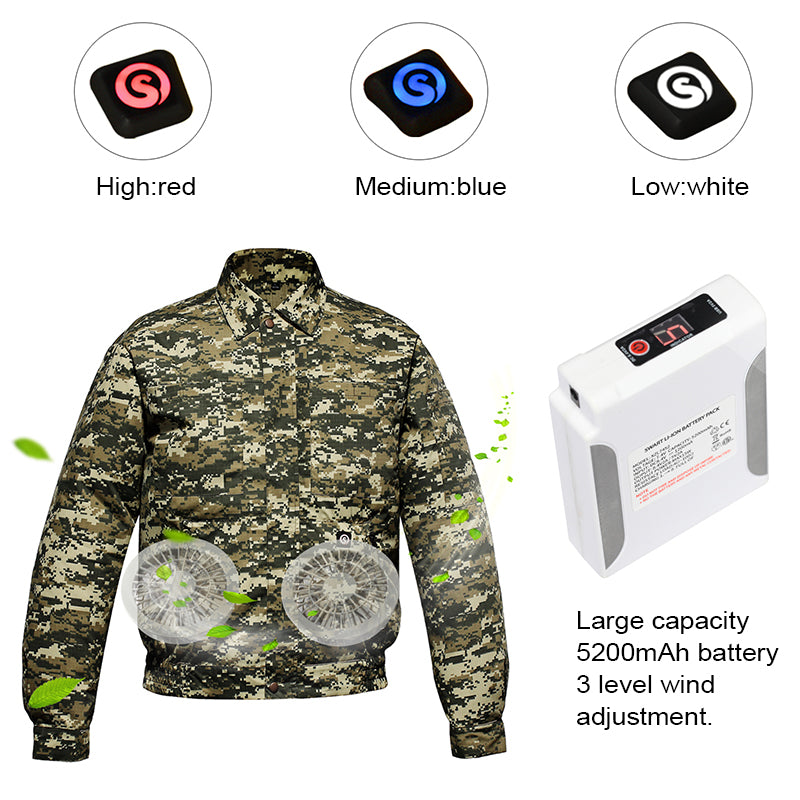 Load image into Gallery viewer, Savior Air-conditioned fishing clothing cover, anti-wrinkle and high temperature resistant overalls
