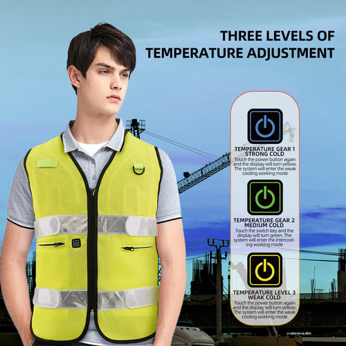 High temperature heatstroke prevention cooling vest