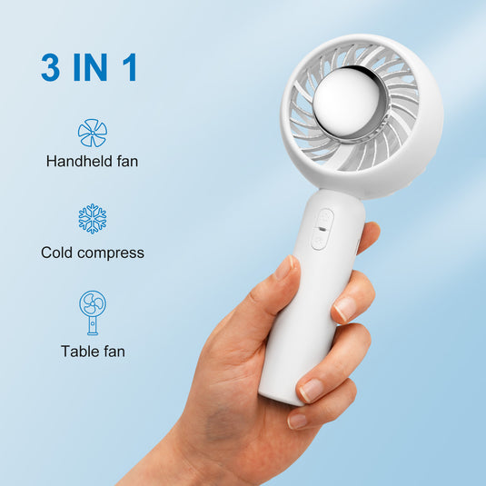 Air Conditioner Handheld Cooling Fan Fan – Ice Cooling Refrigerating Pad