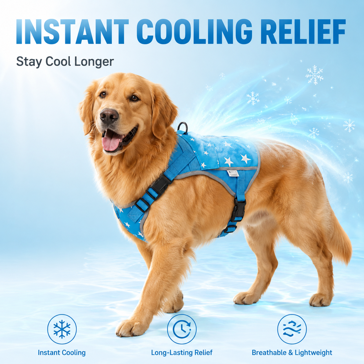 Blue Breeze Cooling Dog Vest