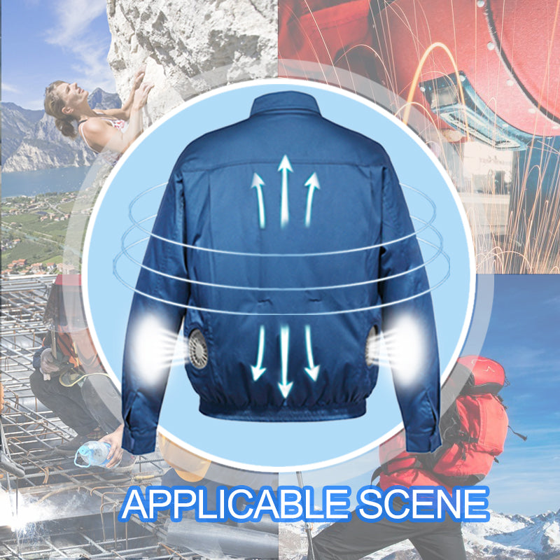 Load image into Gallery viewer, Savior Air Cooling Work Jacket Fashion Workwear with Fan Set for Workers Summer Clothes
