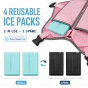 Pink Meadow Cooling Dog Vest