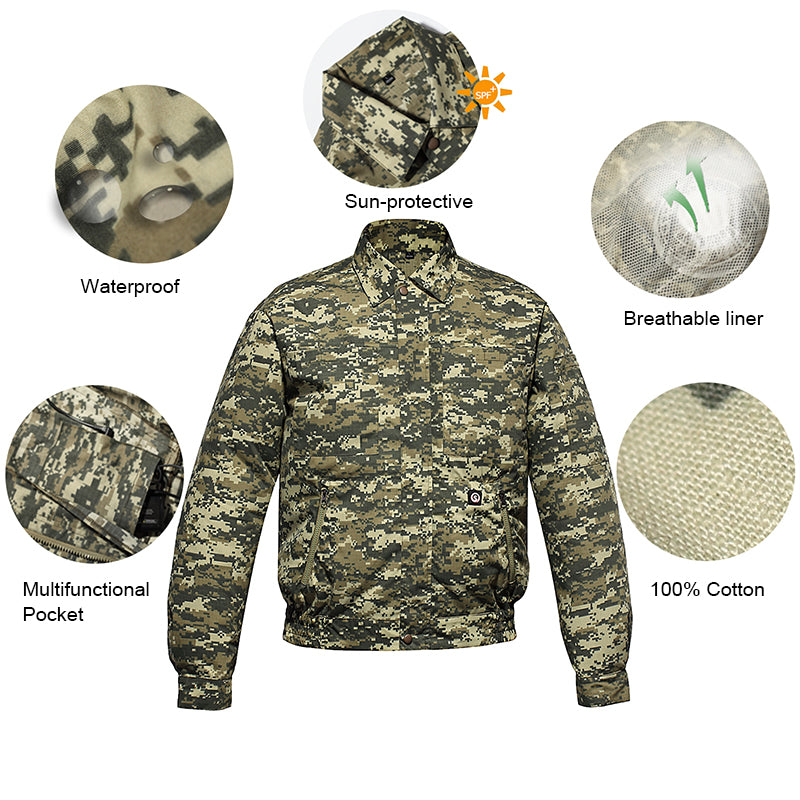 Load image into Gallery viewer, Savior Air-conditioned fishing clothing cover, anti-wrinkle and high temperature resistant overalls
