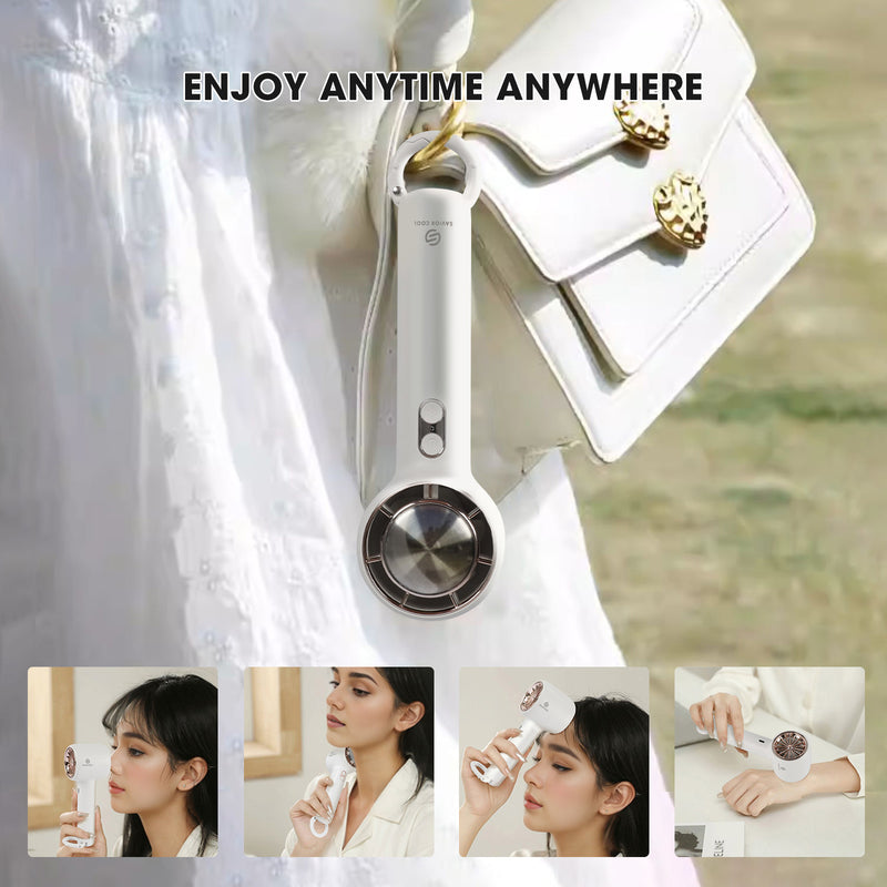 Load image into Gallery viewer, Portable Turbo Handheld Fan for Cooling, Gift for Women Men Travel/Camping/Outdoor
