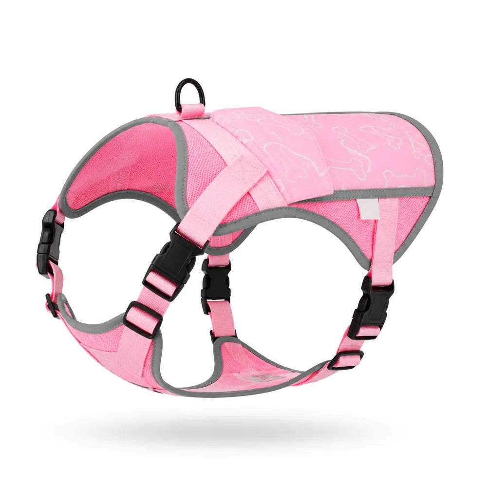 Pink Meadow Cooling Dog Vest main image