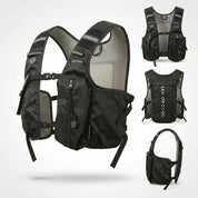 Midnight Black 3 Ice Pack Cooling Vest detail view