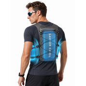 Charcoal Gray 3 Ice Pack Cooling Vest detail view
