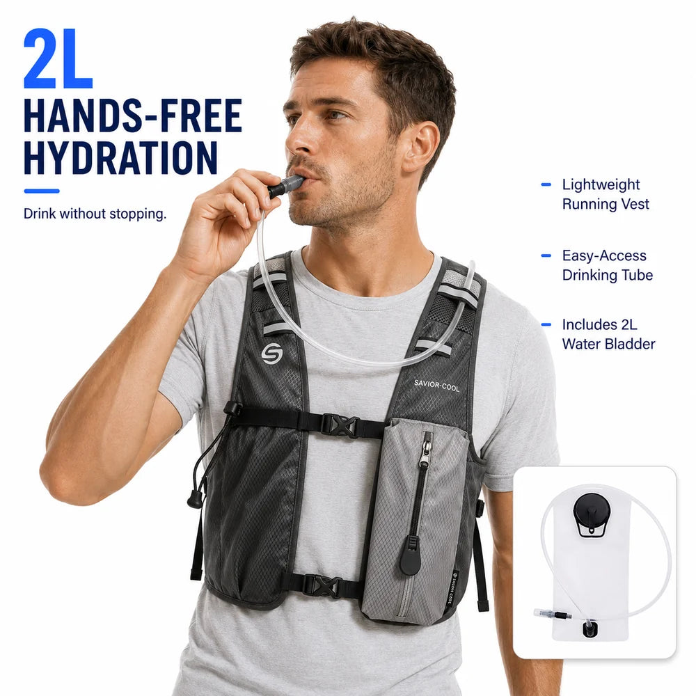 Charcoal Gray 3 Ice Pack Cooling Vest detail view