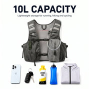 Charcoal Gray 3 Ice Pack Cooling Vest detail view