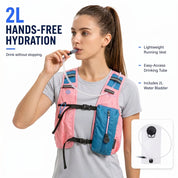 Pink Blue 3 Ice Pack Cooling Vest detail view