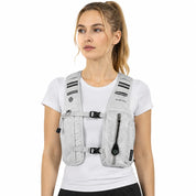 Pearl White 3 Ice Pack Cooling Vest detail view