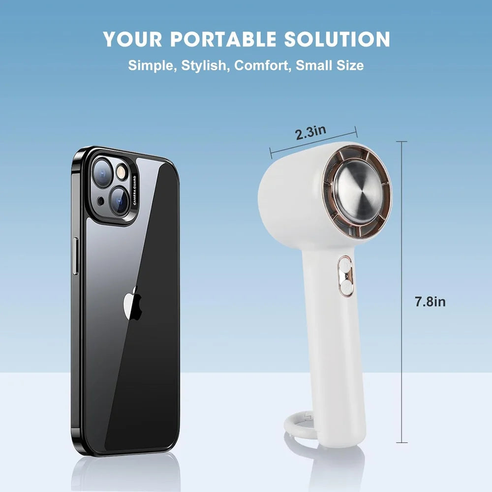 Portable Turbo Handheld Fan detail view